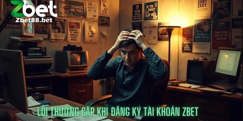 Lỗi thường gặp khi đăng ký tài khoản Zbet