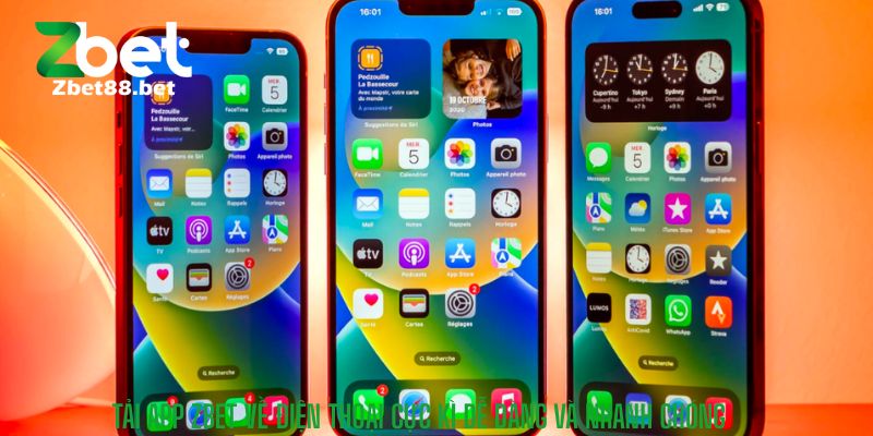 Tải App Zbet về điện thoại cực kì dễ dàng và nhanh chóng